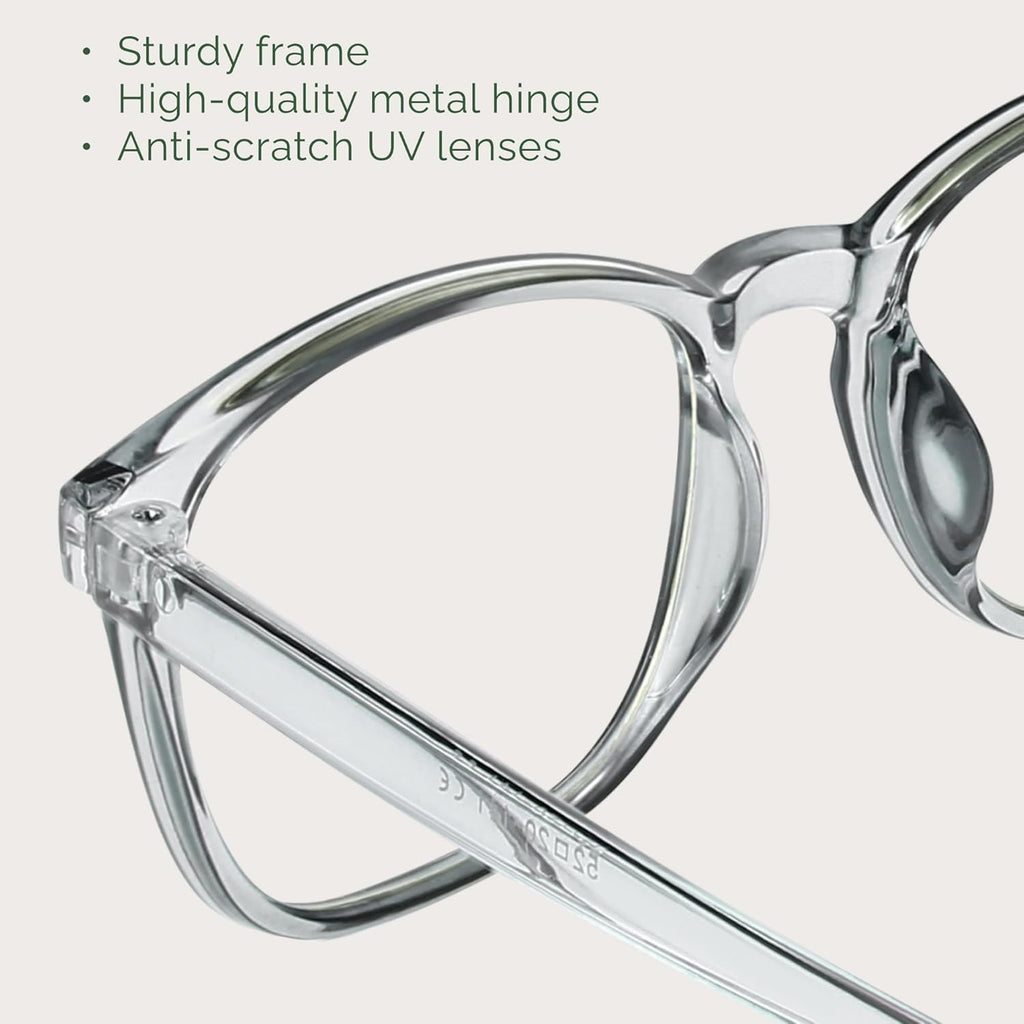 6 Pack Blue Light Blocking Glasses for Women Men – Stylish Computer & Gaming Glasses, Fashion Square Frame Eyewear