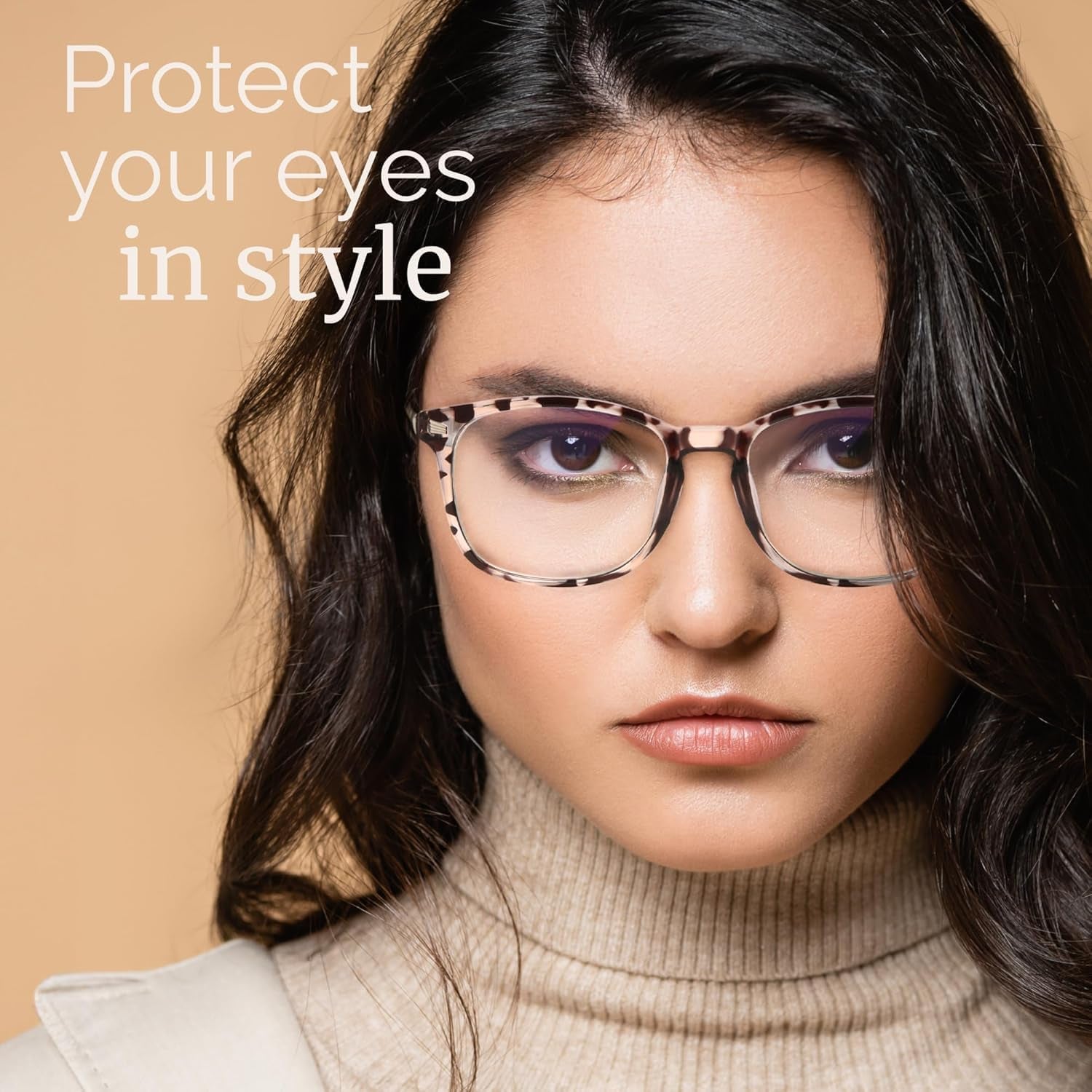 6 Pack Blue Light Blocking Glasses for Women Men – Stylish Computer & Gaming Glasses, Fashion Square Frame Eyewear