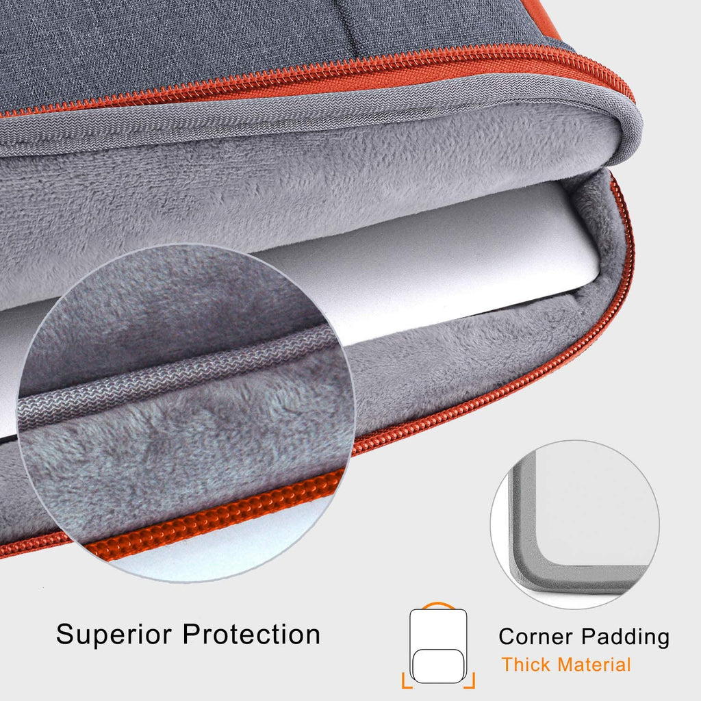 Laptop Sleeve Case 13 14 Inch Compatible with Macbook Air 13 M2/M3/M4, Macbook Pro 13/14,13.5”Surface Laptop 4/5,Chromebook 14,2 in 1 Waterproof Computer Bag with Detachable Accessory Pouch
