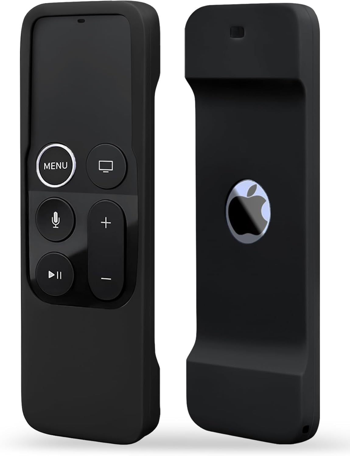 Silicone Case Compatible with Apple TV 4K/HD Siri Remote (1St Gen) - Anti-Slip Shock Proof Soft Remote Cover Case Compatible with Apple TV 4K 5Th 4Th Gen Siri Remote Controller - Black