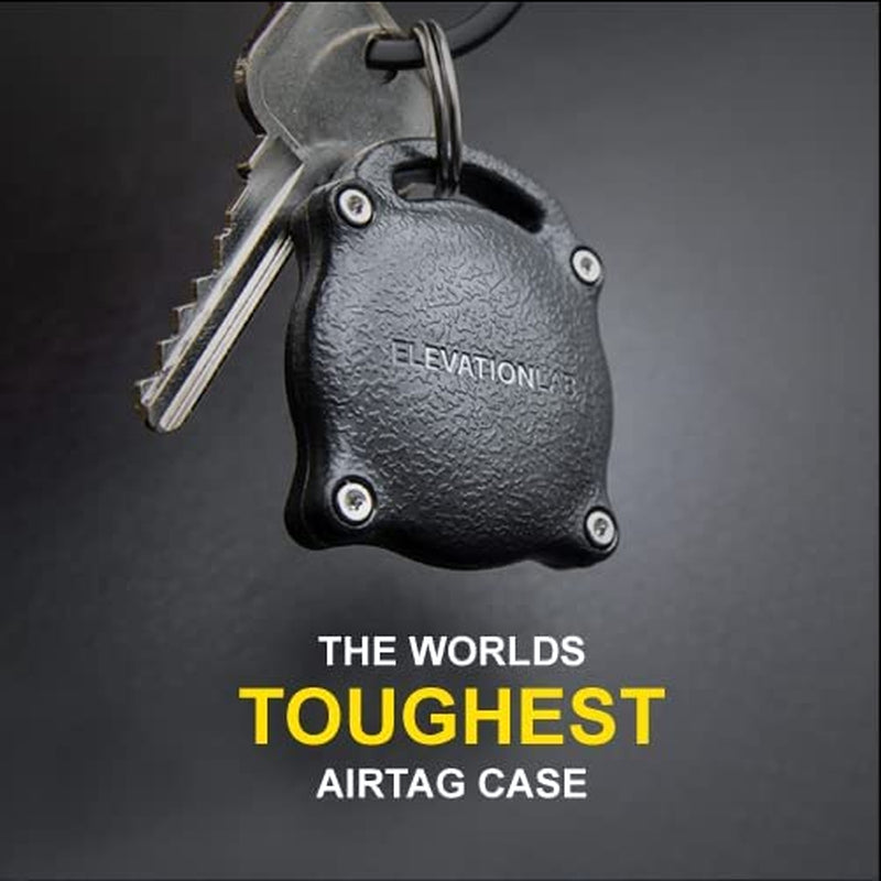 Airtag (Gen 1 & 2) Keychain - Tagvault™ - the Original Waterproof Airtag Case | Indestructible (2-Pack)
