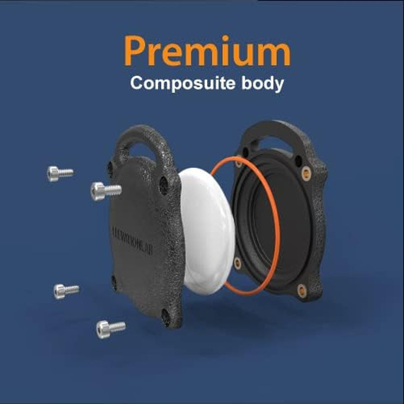 Airtag (Gen 1 & 2) Keychain - Tagvault™ - the Original Waterproof Airtag Case | Indestructible (2-Pack)